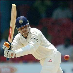 During the 2006 West Indies tour, Sehwag narrowly missed out on scoring a century in the opening session of the Second Test in St Lucia, ending with 99 at the interval.