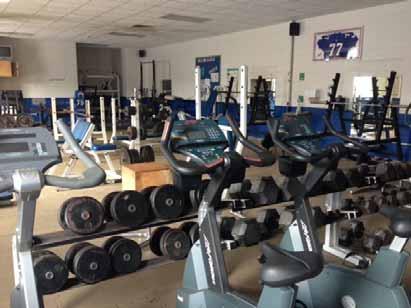 South Fitness Room The Weight room is located above our