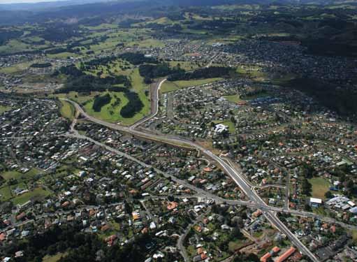 of traffic in the northern suburbs of Whangarei.