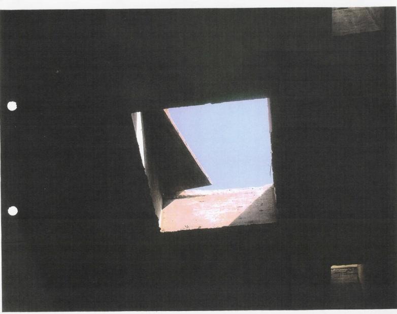 Roof Hole at Construction