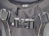 The chest strap should feel comfortable across the chest; it should not be overtightened so that it feels restrictive.