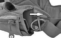 DONNING AND ADJUSTMENT PROCEDURES 1. Remove the weight pouches from the BC, if applicable. 2. Disconnect the waist buckle and waistband.