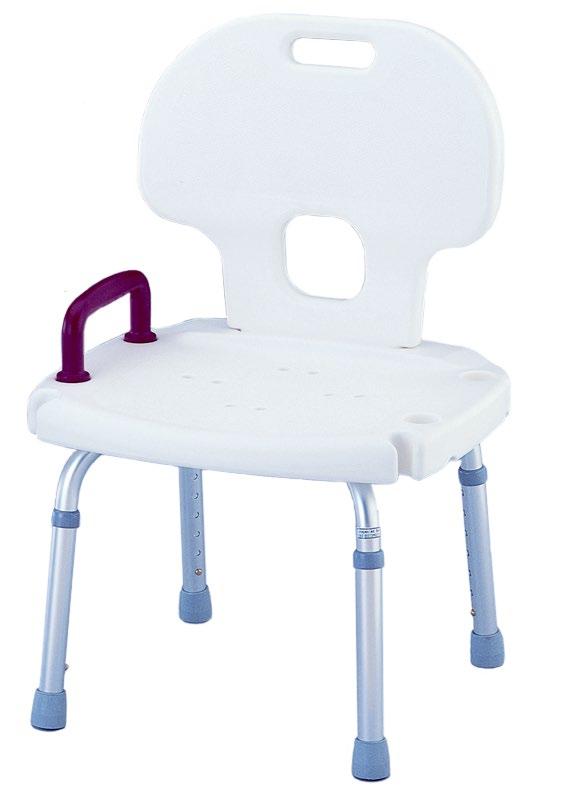 attached to either side and additional handles can be added Large seat for more comfortable seating Multiple drainage