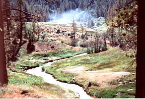 They traveled southeast to Trout Meadow, then they continued in a southeasternly direction to Big Kern River where they traveled up the river in a northeasternly direction to what is now Nine Mile