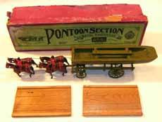 Estimate $300-400 Lot 2495 Britains Set # 1329 Royal Army Service Corps General Wagon Two horse team at walk, in review order.