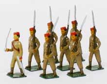 Hussars, 8 Pieces, Unboxed.