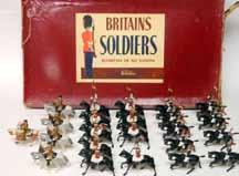 Lot 3432 Britains Set #9405 Household Musical Ride Post War. In Original R.O.A.N. Box, Untied. With Two Layers.