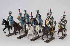 Estimate $150-$225 Lot 1252 Mignot Napoleonic Cavalry Hussar and