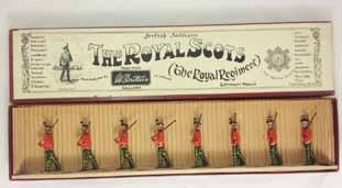 Lot 2089 Britains Set #212 The Royal Scots With original Fred Whisstock box with