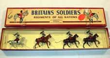 Estimate $100-160 Lot 2237 Britains: Set #138 The French Army Cuirassiers 4 troopers on