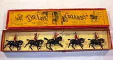 bugler on grey horse, loose in original Regiments box (E+, Box G) (5).