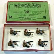 Estimate $300-500 Lot 2294 Britains: Rare Early Set # 198 Machine Gun Section Rare early