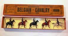 Estimate $130-180 Lot 2318 Britains: Rare Early Set # 190 Belgian Cavalry, Circa 1920-1930 4 troopers with