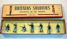 Estimate $110-160 Lot 2394 Britains: Set # 2059 Union Infantry, Post War set, Loose Comprising, 2