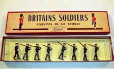 Estimate $200-300 Lot 2410 Britains: Set # 2032 The Red Army in Steel Helmets Summer uniform,