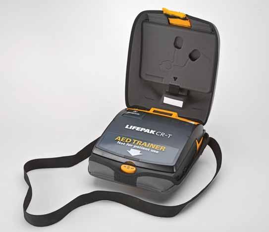 training tools LIFEPAK CR Plus AED Training System Includes 1 AED trainer, remote control and cable, simulated CHARGE-PAK charging unit, five (5) pair training electrodes, carrying case, removable