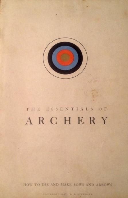 He also gave courses, how to build bows and arrows, like this book from 1929 is impressively proofing. 1937 L. E.