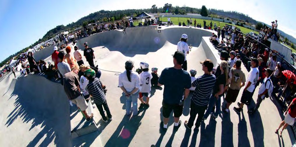 Design for multiple skill levels The skate park must be designed to serve a wide range of use- from beginner to advanced athletes.