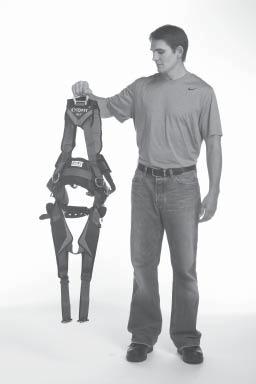 Figure 12 Donning and Fitting the ExoFit Strata Full Body Harness 1 2 3 4 5 6 3.