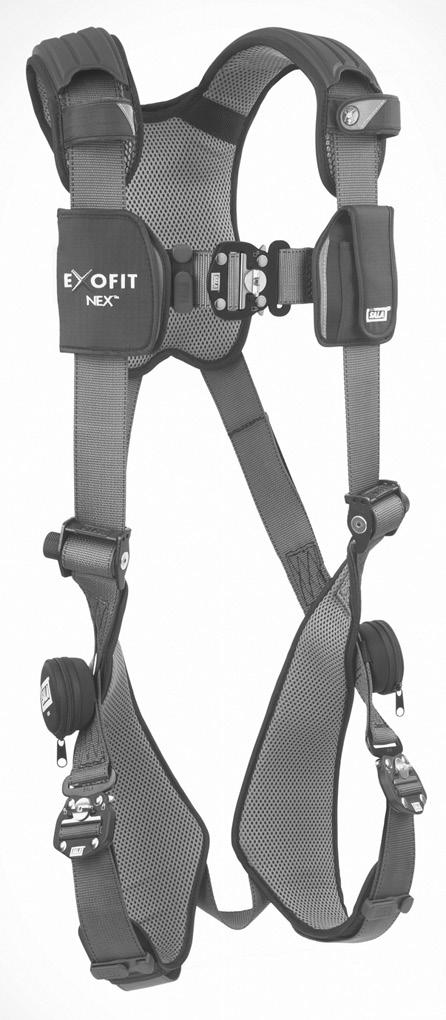ExoFit NEX Full ody Harness Model Numbers: (See back pages.
