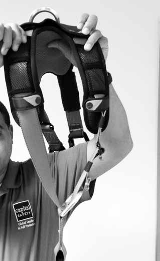 3.13 shoulder straps: Complete donning of the ExoFit NEX Fire Rescue Class III harness by