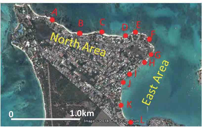 Source: Processed by JICA Expert Team based on Google Earth Figure 2.2.1 Position of Photos a.