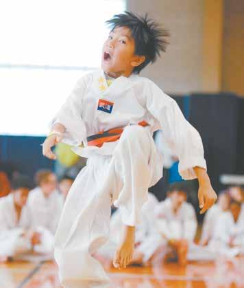 students improve concentration and self-esteem, achieve lifelong physical fitness, and learn self-defense skills. Classes are taught under the direction of G.