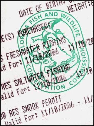 Proper Fishing Licenses Plain and Simple You will need a Florida Saltwater Fishing License to fish Volusia County s Artificial Reefs.