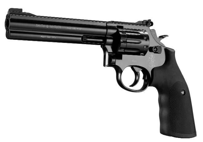 Owner's Manual 586 and 686 Series CO2 Air Revolver cal..177 (4.5 mm) Pellet Pat. applied for This airgun is recommended for adult use only. Careless use may cause serious injury or death.