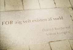 Famous quotes in the streets of Lillehammer. Photo: N. litteraturfestival.