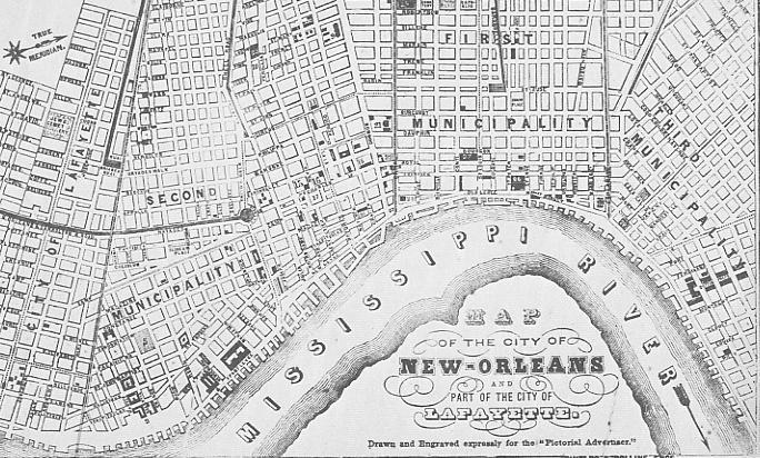 New Orleans was constructed in 1717;