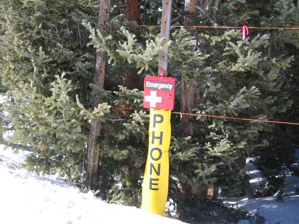 If you need help on the mountain, Ski Patrol Emergency phones are located throughout the resort.