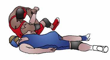 body (right illustration), the double wristlock is  Hand on