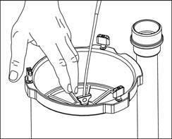 Check around the inside of the clam seal spacer to ensure the O ring is not trapped between the clam seal spacer and the lid of the cartridge.