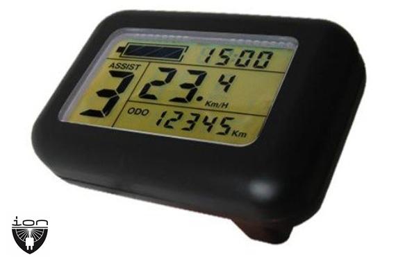 ION PEDAL ASSIST SYSTEM The intuitive LCD display offers riders a simple and complete display of key information.