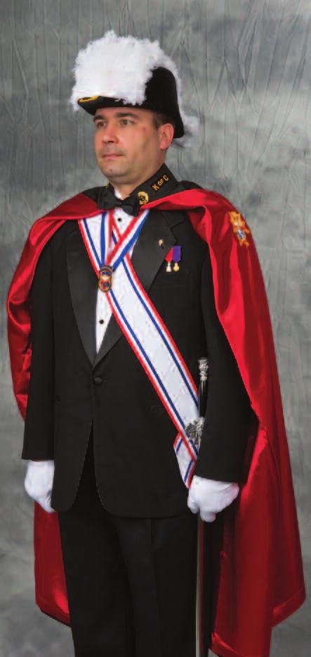 OFFICIAL REGALIA DRESS COLOR CORPS The Knights of Columbus Color Corps official regalia dress is the same as the official regalia dress of a member, with the following additions and as set forth in