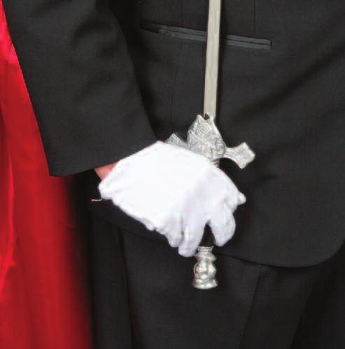 The right hand is used to hold and control the sword as