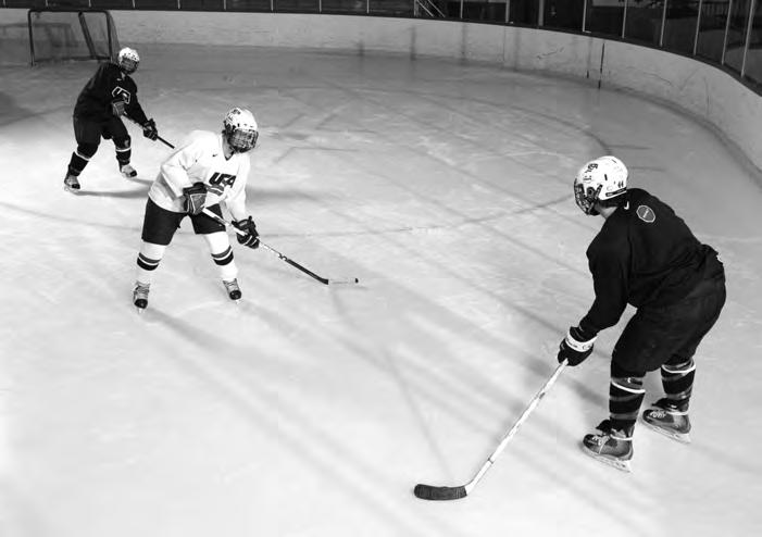 PASSING LANE CORE SKILLS Skating and Stickhandling IN THE GAME Forechecking, Neutral Zone Defense, Defensive Zone Coverage and Penalty Killing Controlling the passing lanes is necessary for