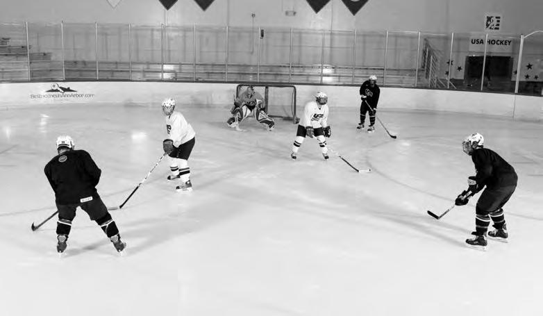DEFENSIVE TRIANGLE CORE SKILLS Skating IN THE GAME Forechecking, Neutral Zone Defense, Defensive Zone Coverage and Penalty Killing When you are forechecking or defending the neutral or defensive