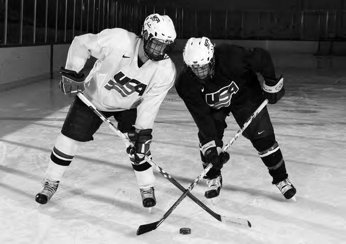 PRESS CHECK CORE SKILLS Checking and Stickhandling IN THE GAME 1-on-1 Puck Battles, Neutral Zone Defense, Defensive Zone Coverage and Penalty Killing From the neutral strong side, the press check is