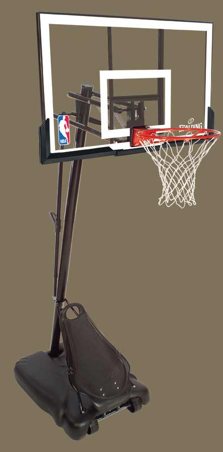 NBA GOLD SERIES GOLD PORTABLE Board Size 52" and 48" Steel Framed Acrylic Height