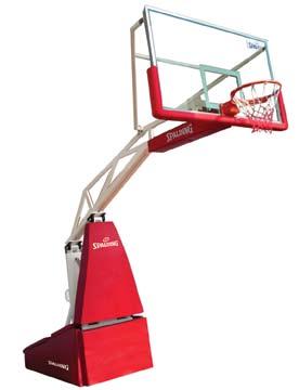 INSTITUTIONAL BACKBOARDS PORTABLE SYSTEM DH401990 Meets FIBA Specifications Available in 10'8" (3250mm) and 8' (2438mm) Extensions to meet all professional and club specifications Spring