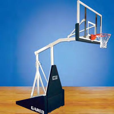 Portable Basketball Backstops Hoopmaster LT GARED Hoopmaster LT: THE PORTABLE OF CHOICE FOR SIDE COURTS, OUTDOOR COMPETITION AND INTRAMURAL PLAY The traditional style of the GARED Hoopmaster LT,