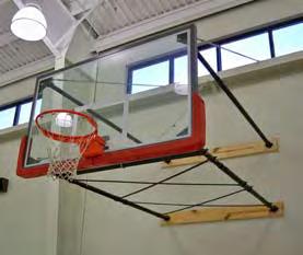 Gymnasium Structures When choosing the right wall mount for your facility there are several factors to take into consideration including; preexisting structures or equipment, facility gymnasium