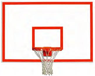 To help eliminate rim replacement injuries, our backboards feature two additional mounting holes to hold the backboard in place.