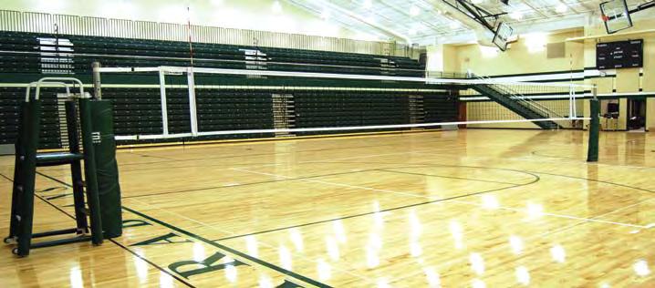 Indoor Volleyball Systems 5100 Omnisteel Scholastic telescopic System Steel competition volleyball system offers a traditional design with unmatched strength for all levels of volleyball play Durable