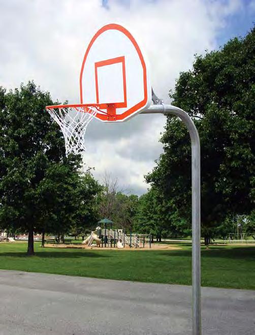 Outdoor/Playground Basketball pk3535 PK3515 FRONT View PK3515 back view PK3545 back view with braces Rear Mount product ORdering tip Please remember, when choosing GARED S rear mount configuration:
