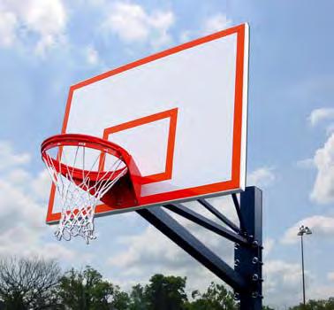 play limited lifetime Warranty on post, arm, and bracing components Model # Post Steel Backboard Systems Extension Length GARED knows that hard-hitting players demand outdoor equipment that can keep