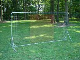 Touchline Soccer Goals 8300 8200 The 8300 Official Futsal Goal meets all FIBA and US Futsal specifications Goal is made of a 3 (8cm) square extruded aluminum frame with large safety radius on all