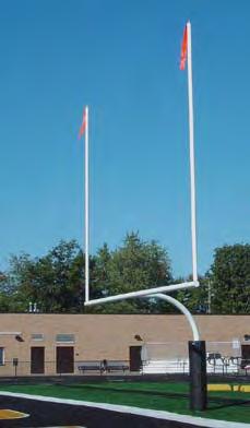 RedZone Football Goalposts Gared RedZone Football Goalposts are unyielding for the toughest high school, college, or recreational play environments Newly re-designed with enhanced features for easier